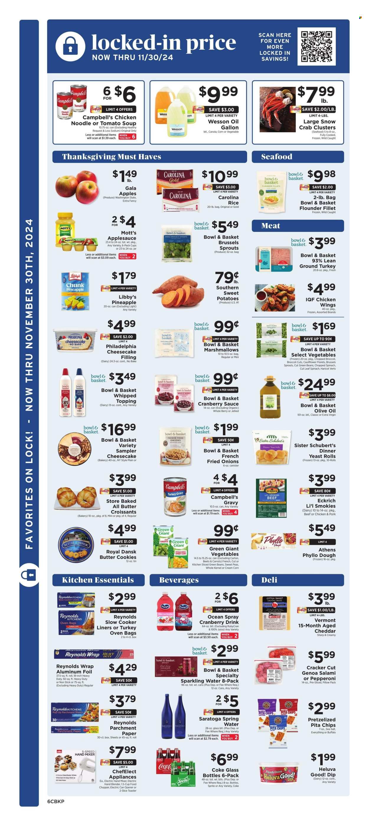 ShopRite ad - 11/17/2024 - 11/23/2024. Page 6