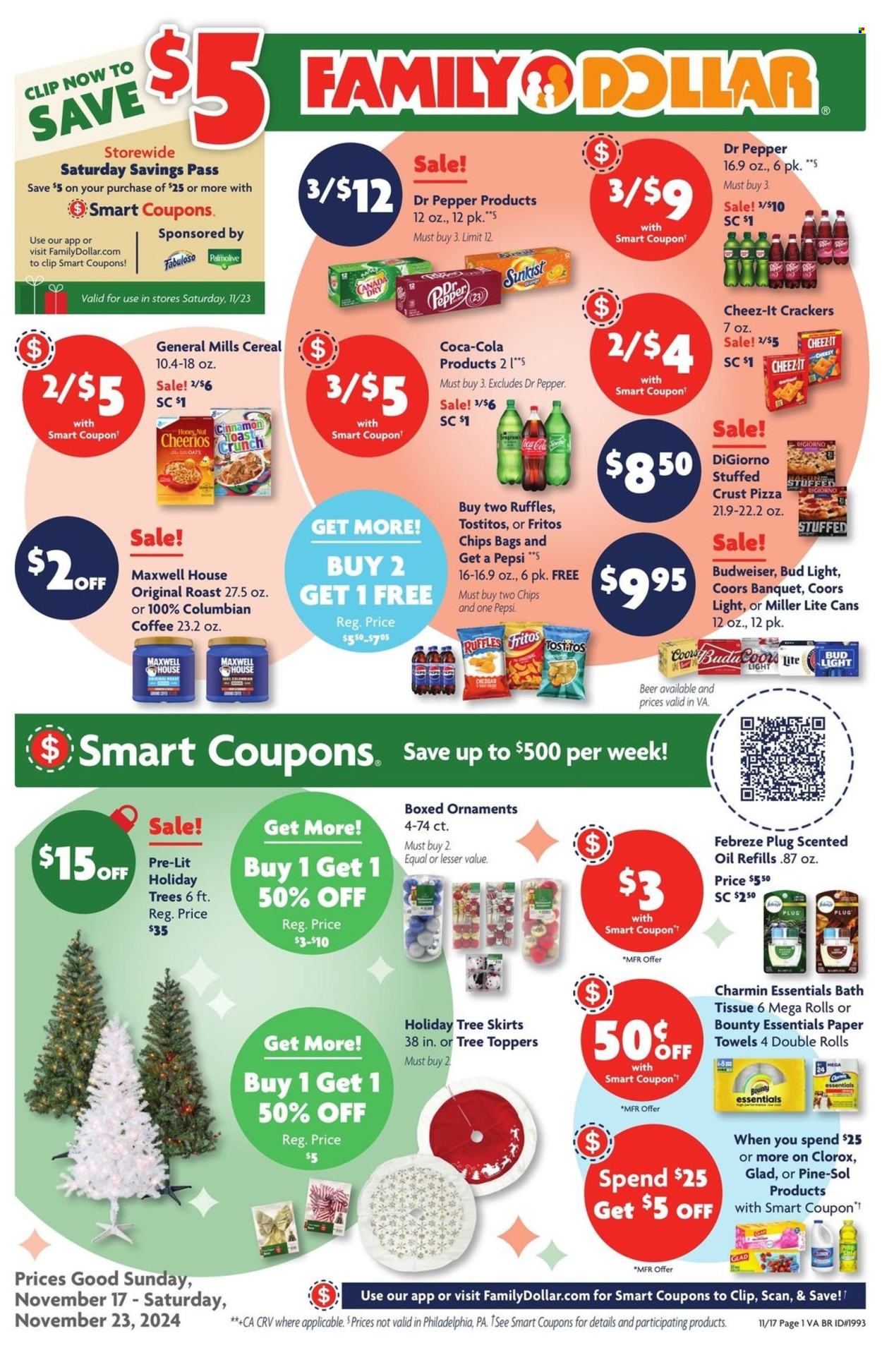 Family Dollar ad - 11/17/2024 - 11/23/2024. Page 1