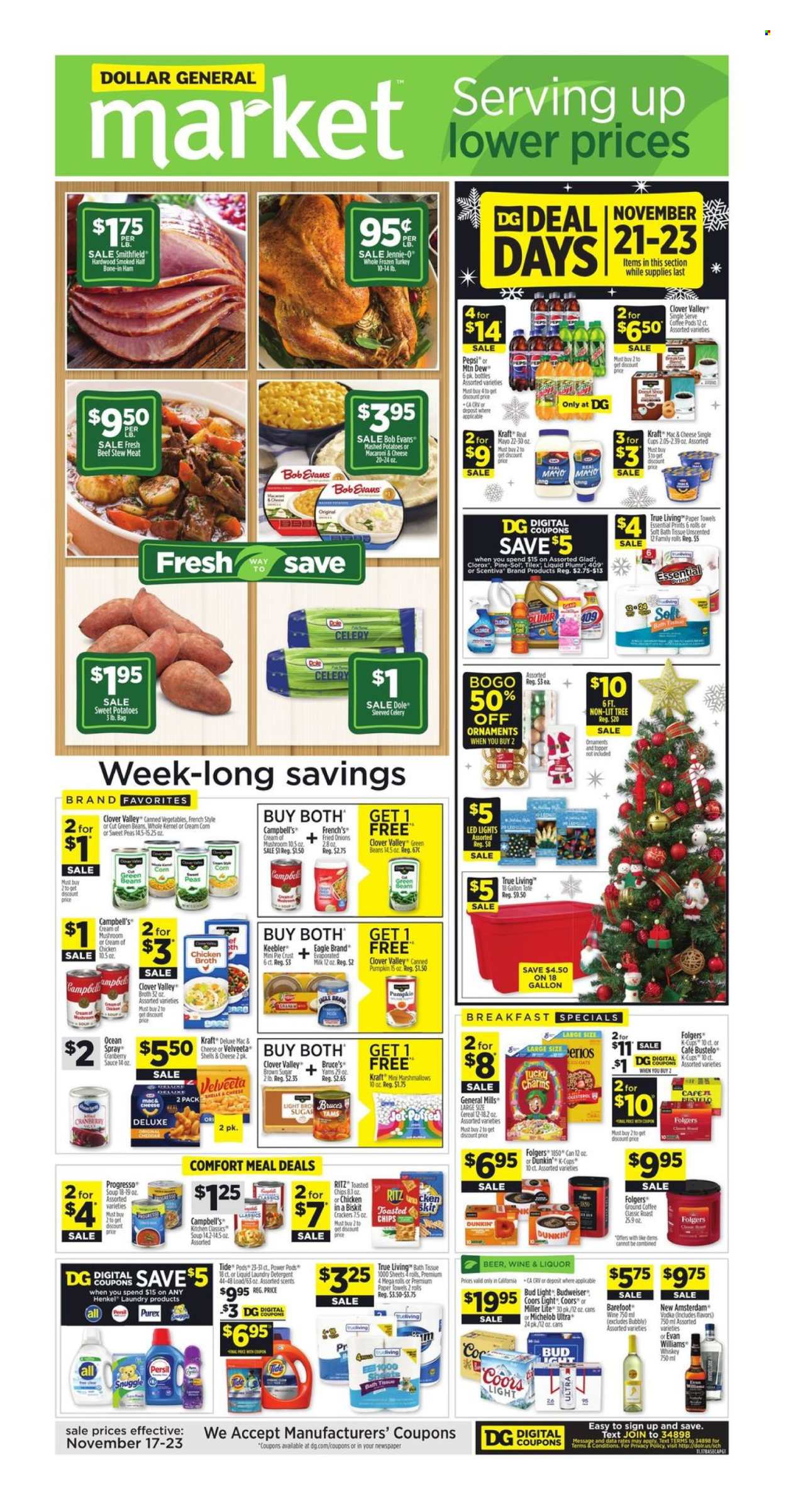 Dollar General ad - 11/17/2024 - 11/23/2024. Page 1