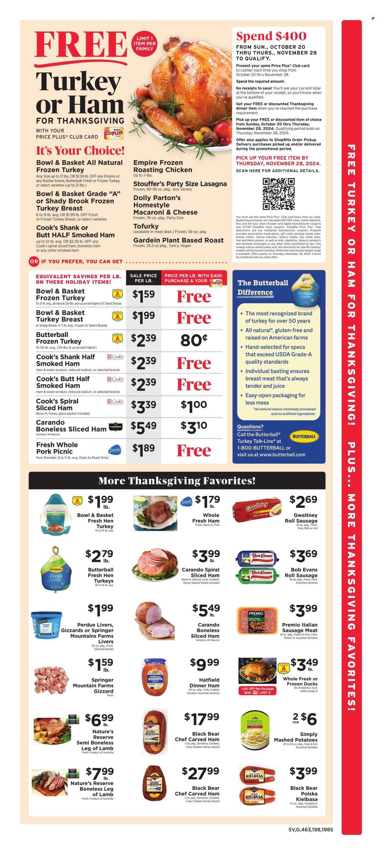 ShopRite ad - 11/17/2024 - 11/23/2024. Page 5