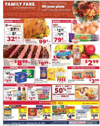 Family Fare Flyer - 11/17/2024 - 11/23/2024.