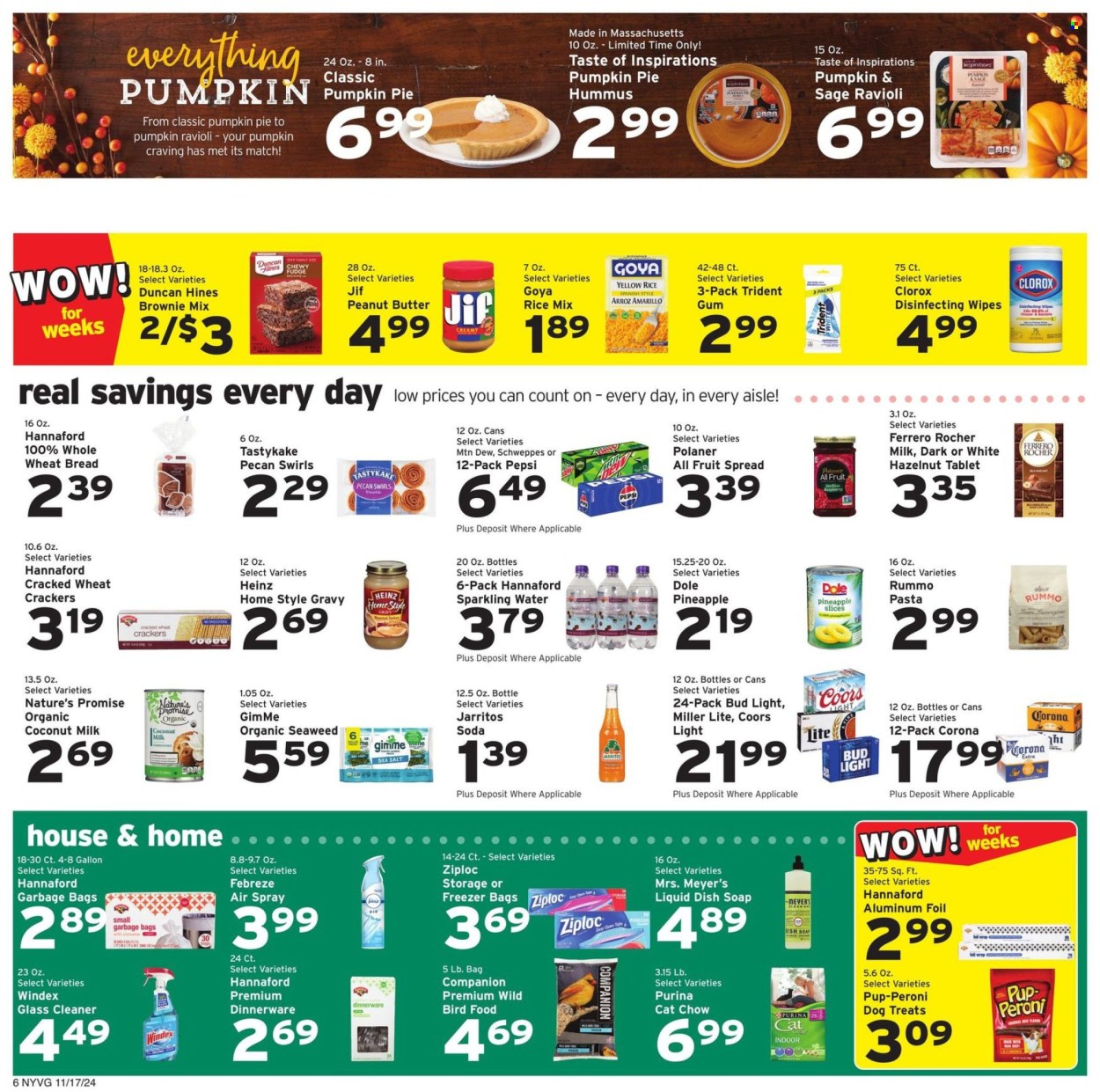Hannaford ad - 11/17/2024 - 11/23/2024. Page 9