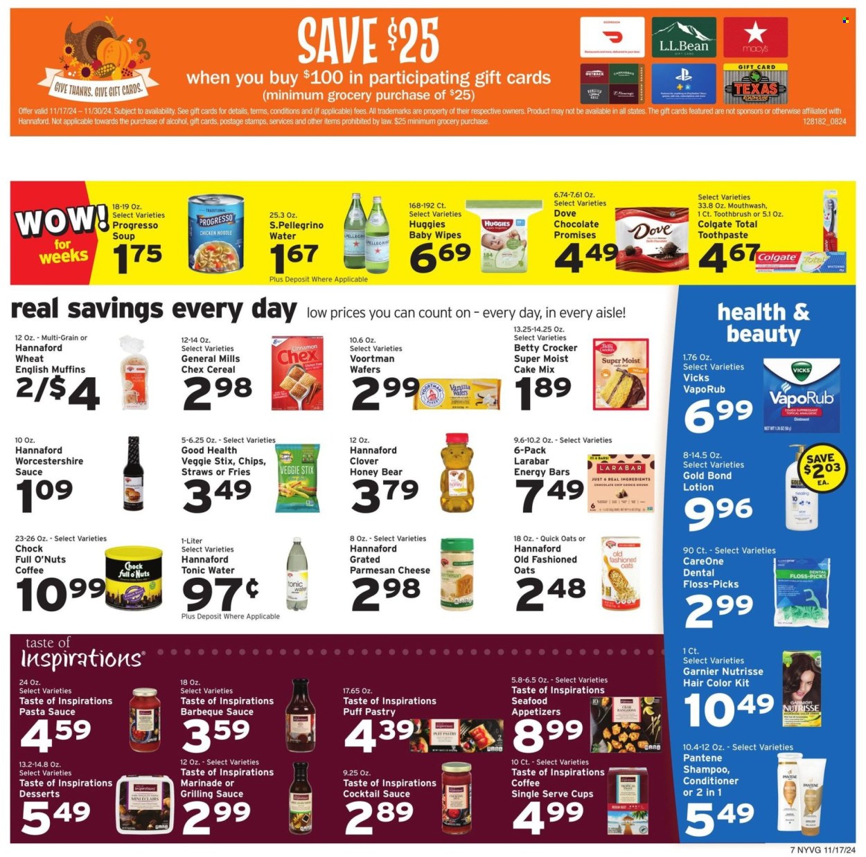 Hannaford ad - 11/17/2024 - 11/23/2024. Page 11