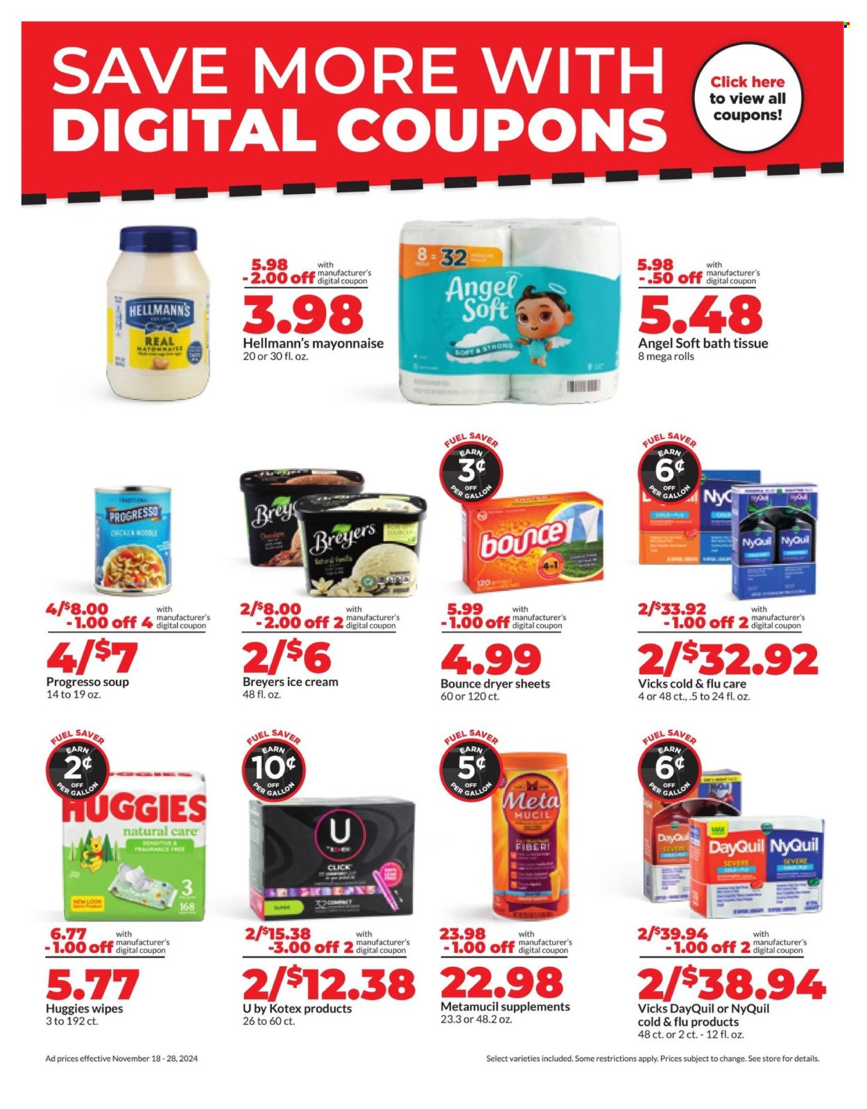 Hy-Vee ad - 11/18/2024 - 11/28/2024. Page 12