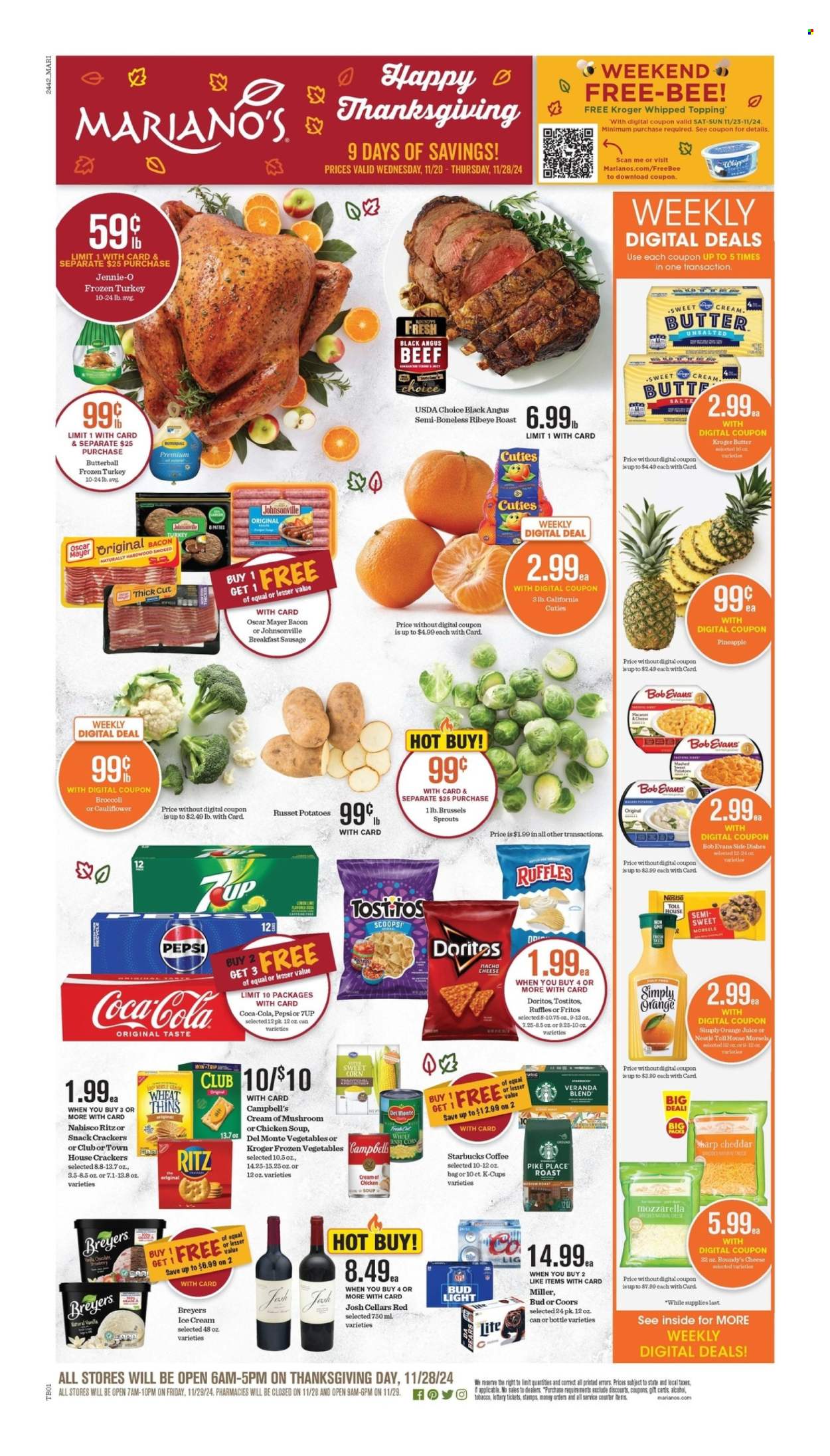 Mariano’s ad - 11/20/2024 - 11/28/2024. Page 1