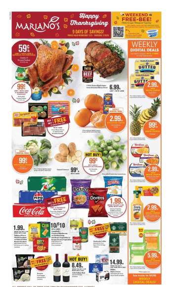 Mariano’s Flyer - 11/20/2024 - 11/28/2024.