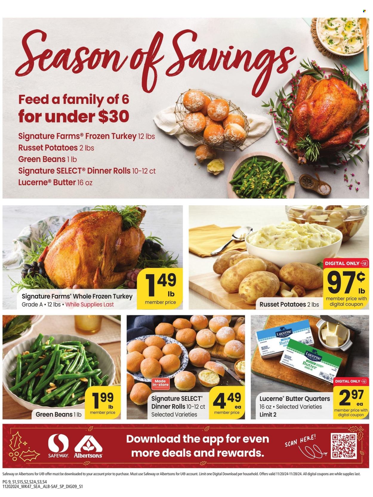 Safeway ad - 11/20/2024 - 11/28/2024. Page 10