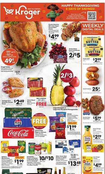 Kroger Flyer - 11/20/2024 - 11/28/2024.