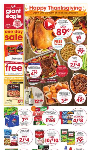 Giant Eagle Flyer - 11/21/2024 - 11/28/2024.