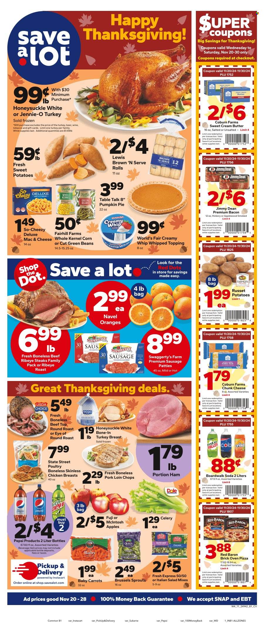 Save a Lot ad - 11/20/2024 - 11/28/2024. Page 1