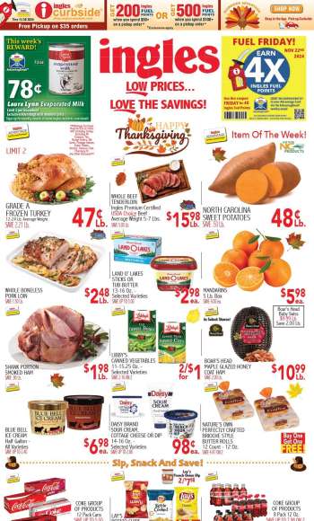 Ingles Flyer - 11/20/2024 - 11/28/2024.