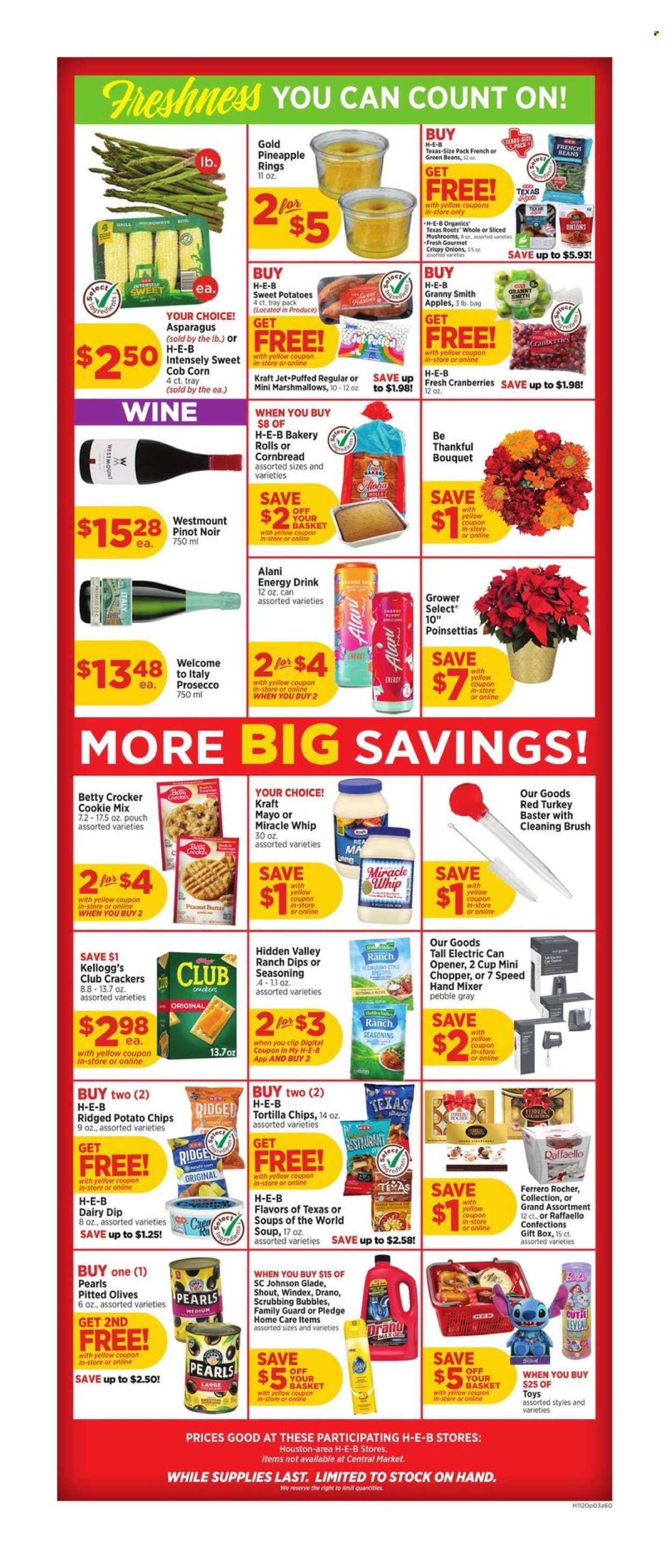H-E-B ad - 11/20/2024 - 11/28/2024. Page 3