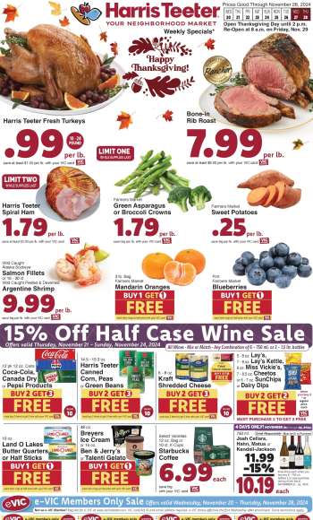 Harris Teeter Flyer - 11/20/2024 - 11/28/2024.