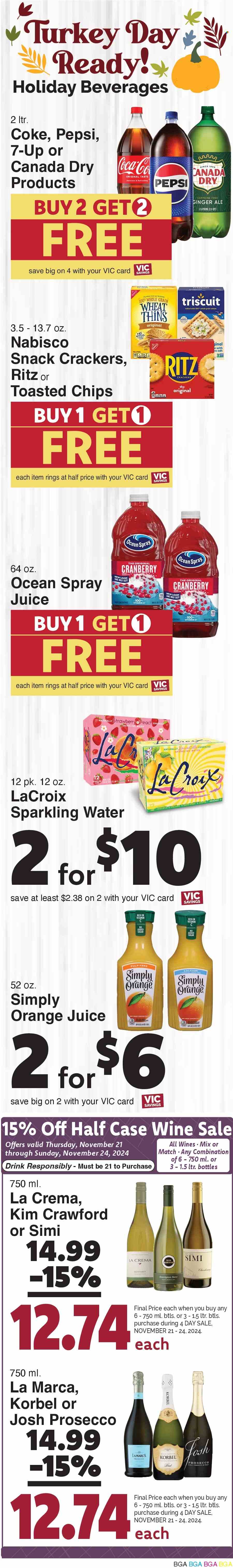 Harris Teeter ad - 11/20/2024 - 11/28/2024. Page 18