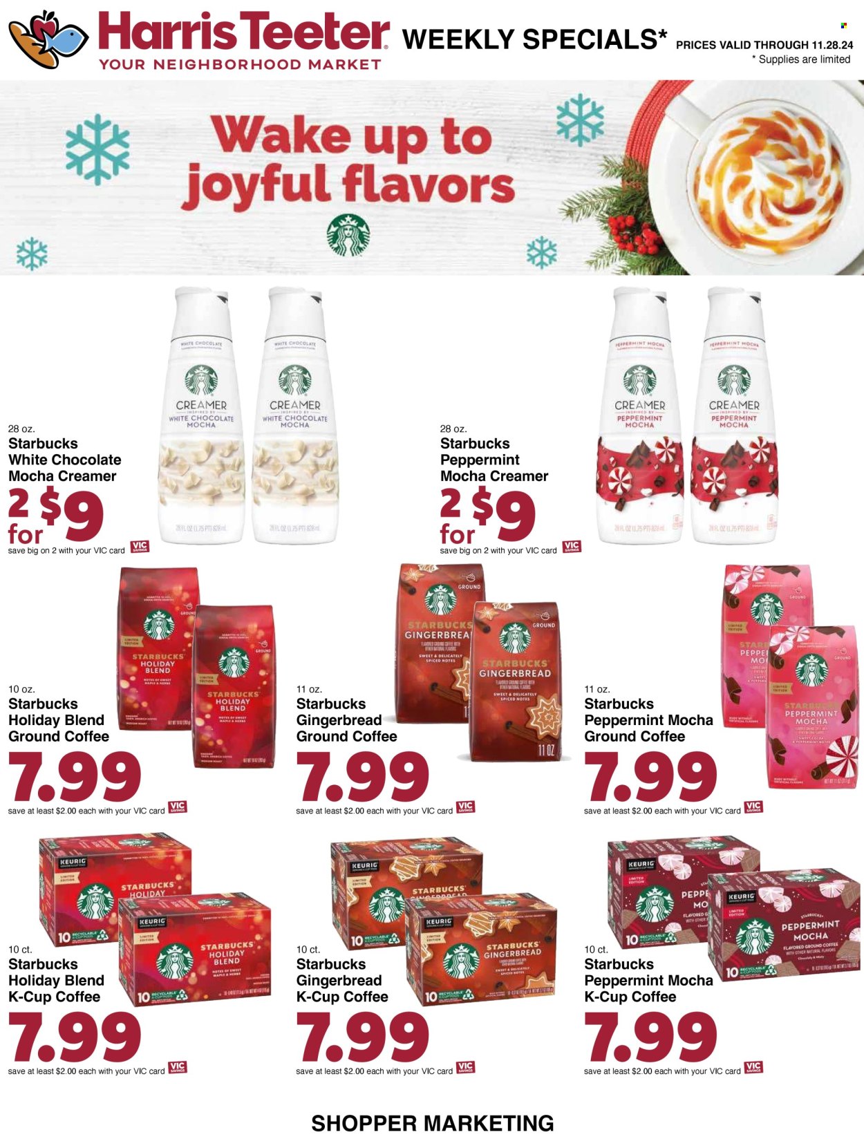 Harris Teeter ad - 11/20/2024 - 11/28/2024. Page 16