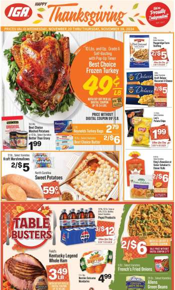 IGA Flyer - 11/20/2024 - 11/28/2024.