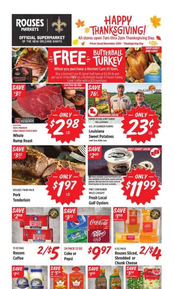 Rouses Markets Flyer - 11/20/2024 - 11/28/2024.