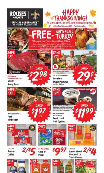 Rouses Markets Flyer - 11/20/2024 - 11/28/2024.