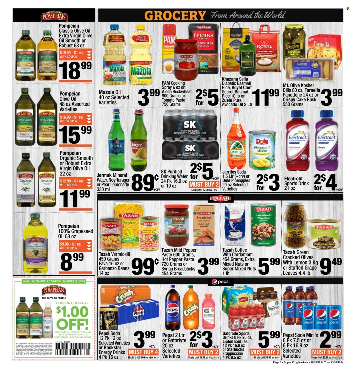 Super King Markets ad - 11/20/2024 - 11/26/2024. Page 2