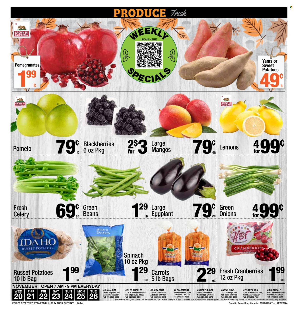 Super King Markets ad - 11/20/2024 - 11/26/2024. Page 8