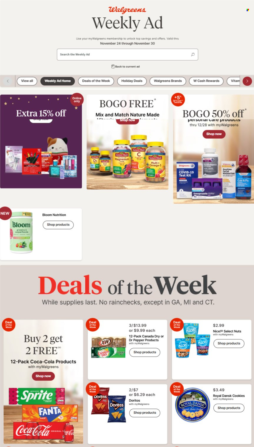 Walgreens ad - 11/24/2024 - 11/30/2024. Page 1