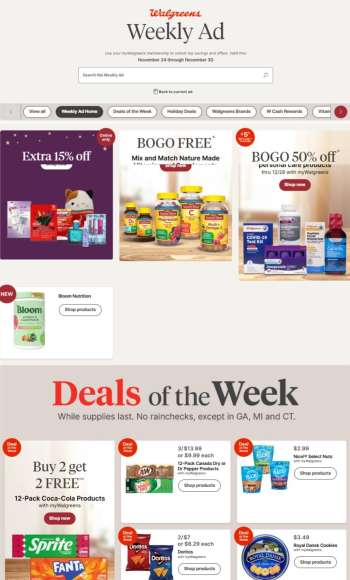 Walgreens Flyer - 11/24/2024 - 11/30/2024.