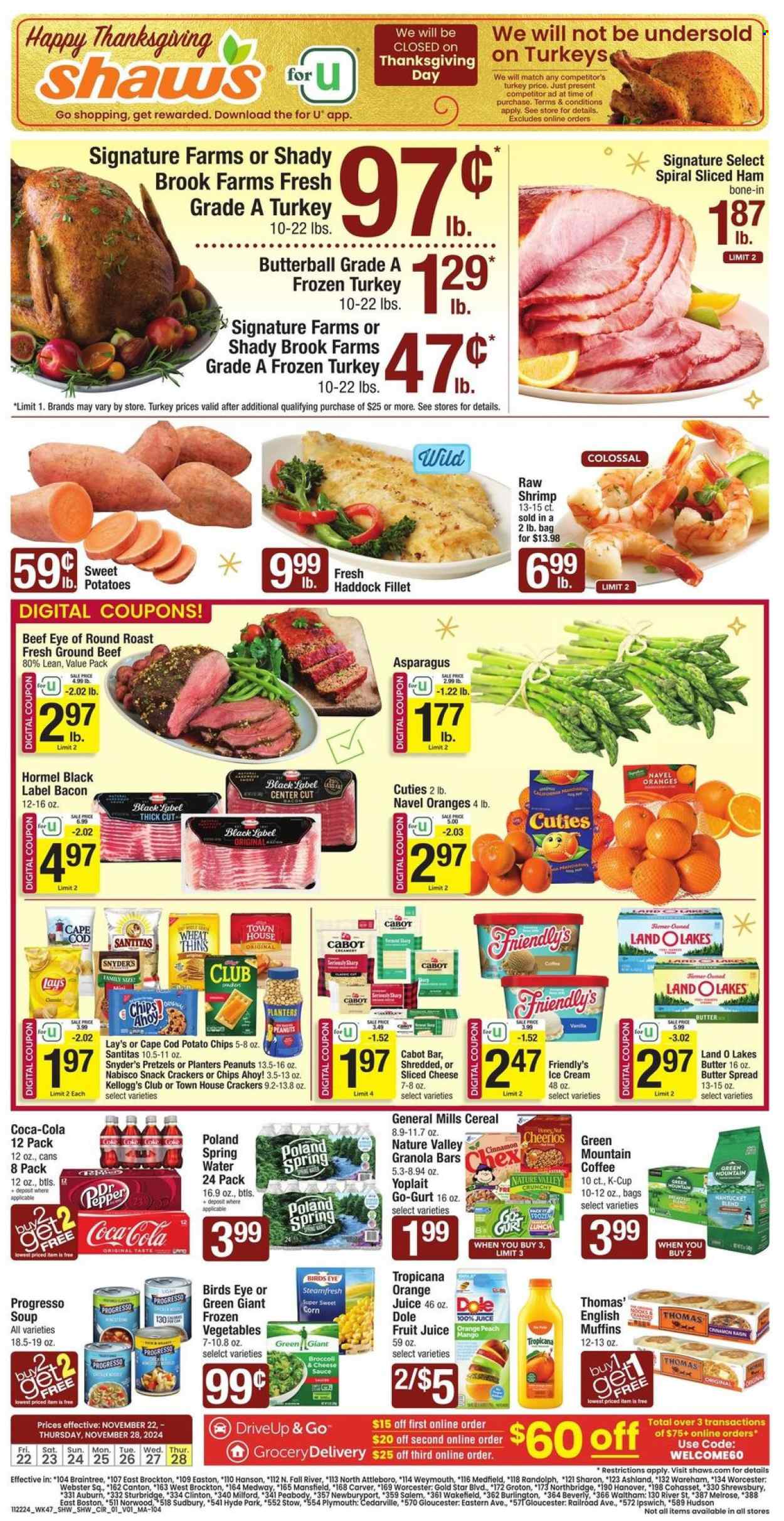 Shaw’s ad - 11/22/2024 - 11/28/2024. Page 1