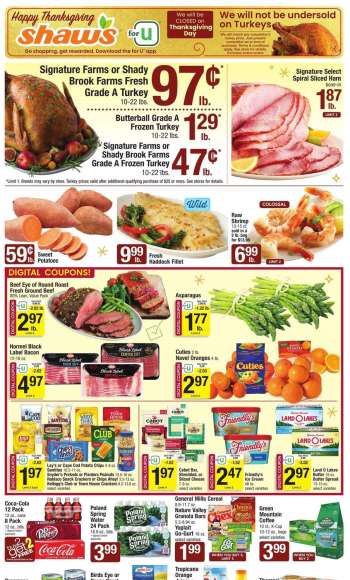 Shaw’s Flyer - 11/22/2024 - 11/28/2024.