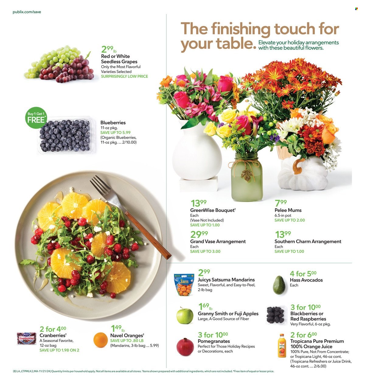 Publix ad - 11/21/2024 - 11/27/2024. Page 8