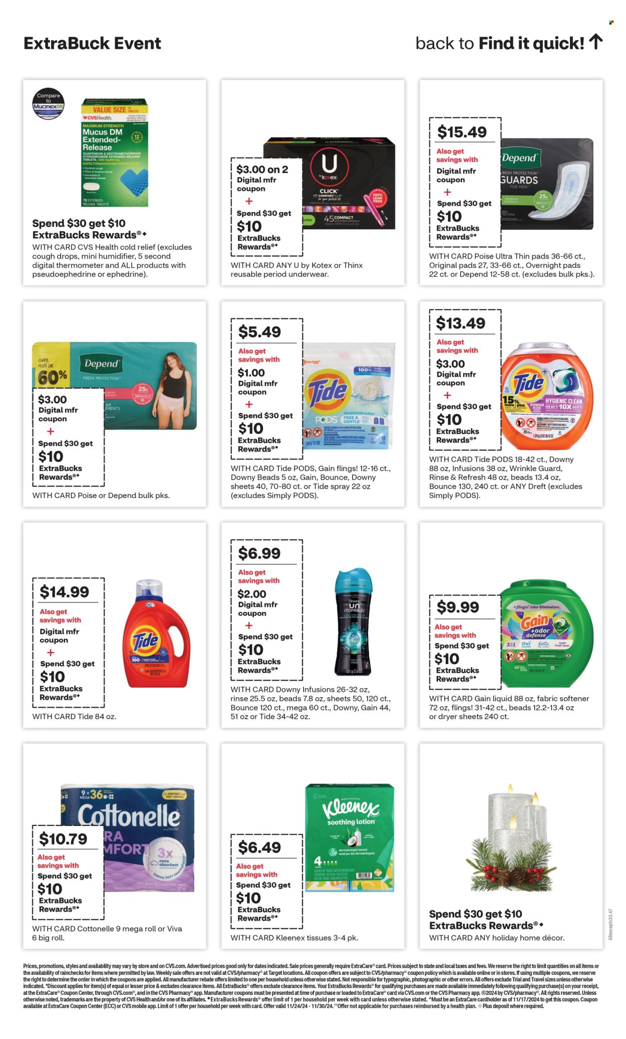 CVS Pharmacy ad - 11/24/2024 - 11/30/2024. Page 22