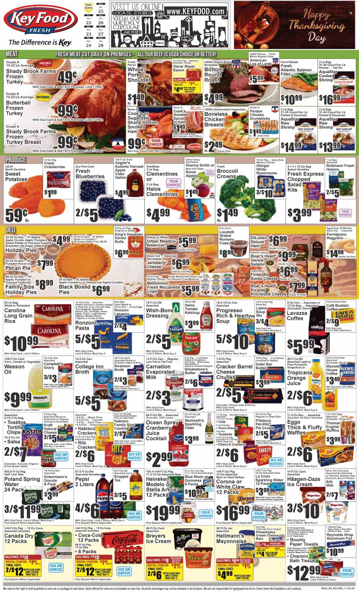 Key Food ad - 11/22/2024 - 11/28/2024. Page 1