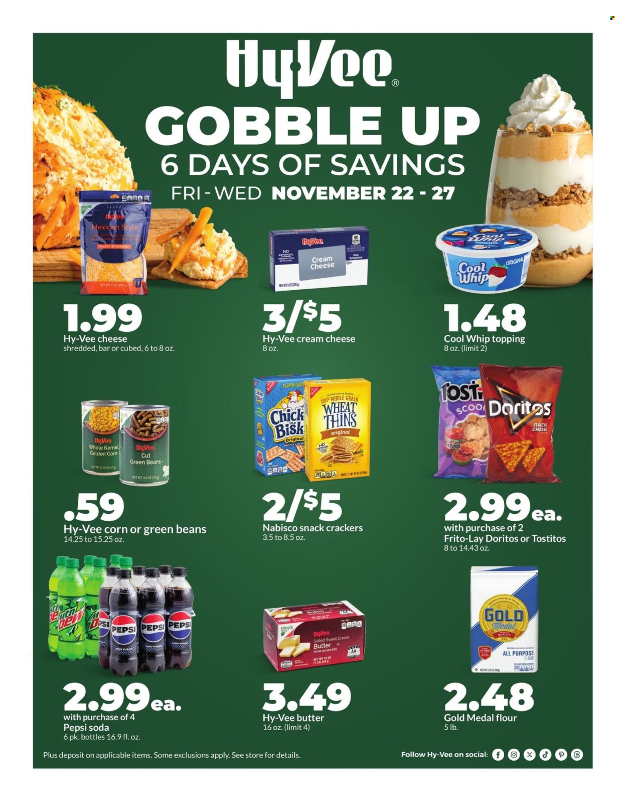 Hy-Vee ad - 11/22/2024 - 11/27/2024. Page 1