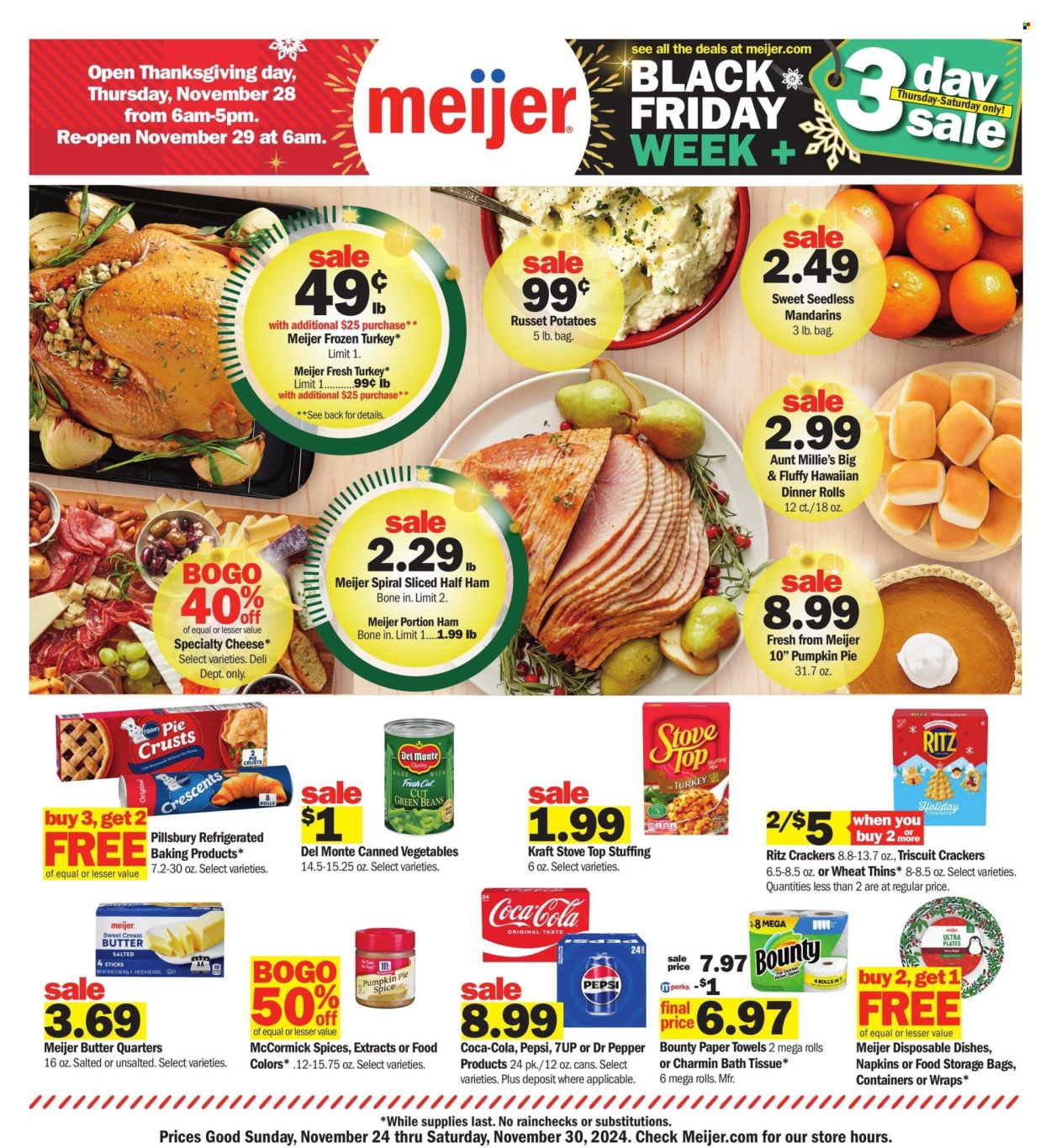 Meijer ad - 11/24/2024 - 11/30/2024. Page 1