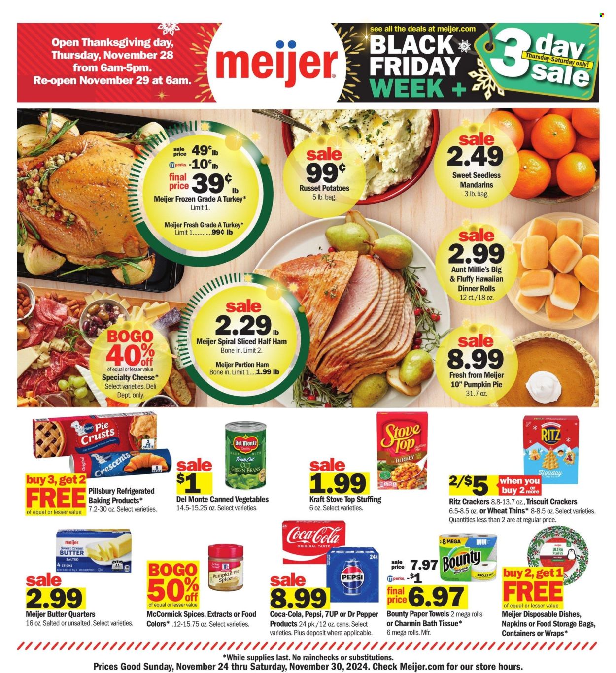 Meijer ad - 11/24/2024 - 11/30/2024. Page 1