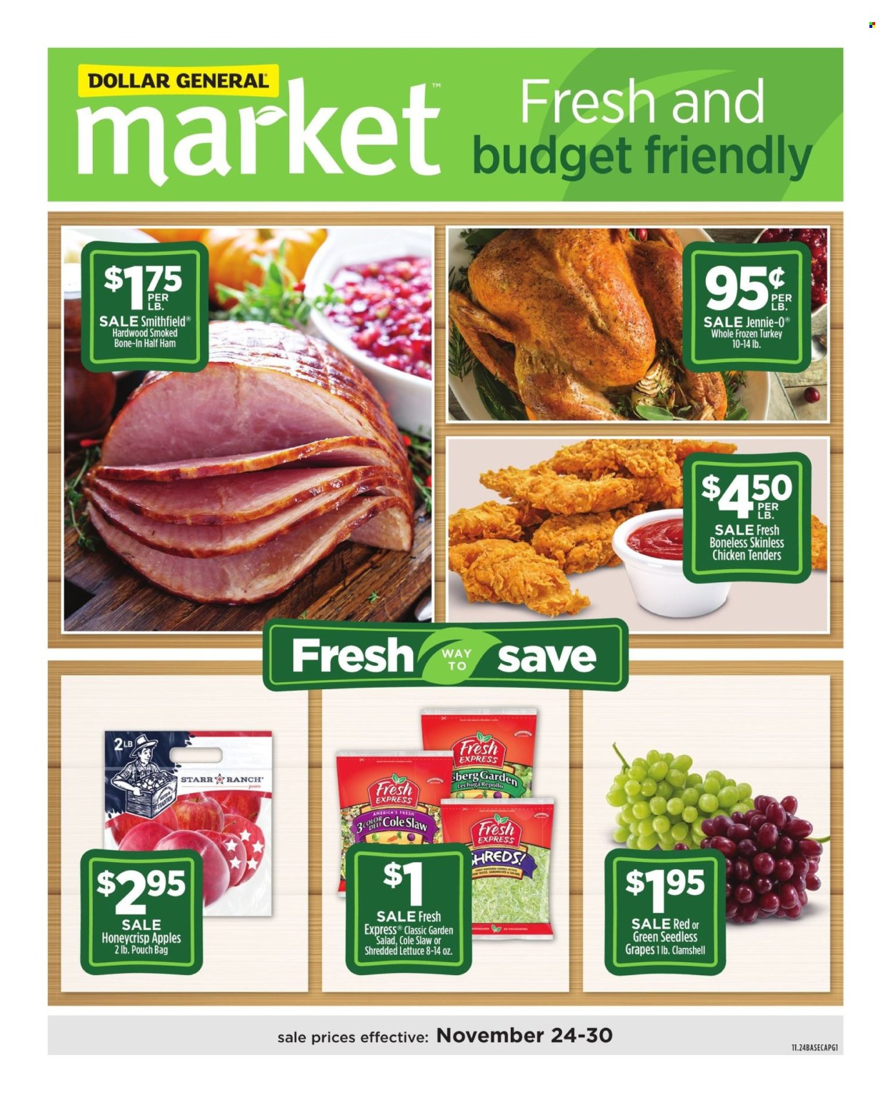 Dollar General ad - 11/24/2024 - 11/30/2024. Page 1