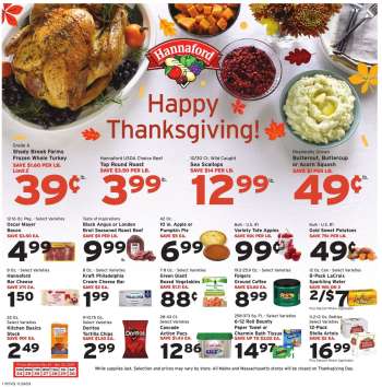 Hannaford Flyer - 11/24/2024 - 11/30/2024.