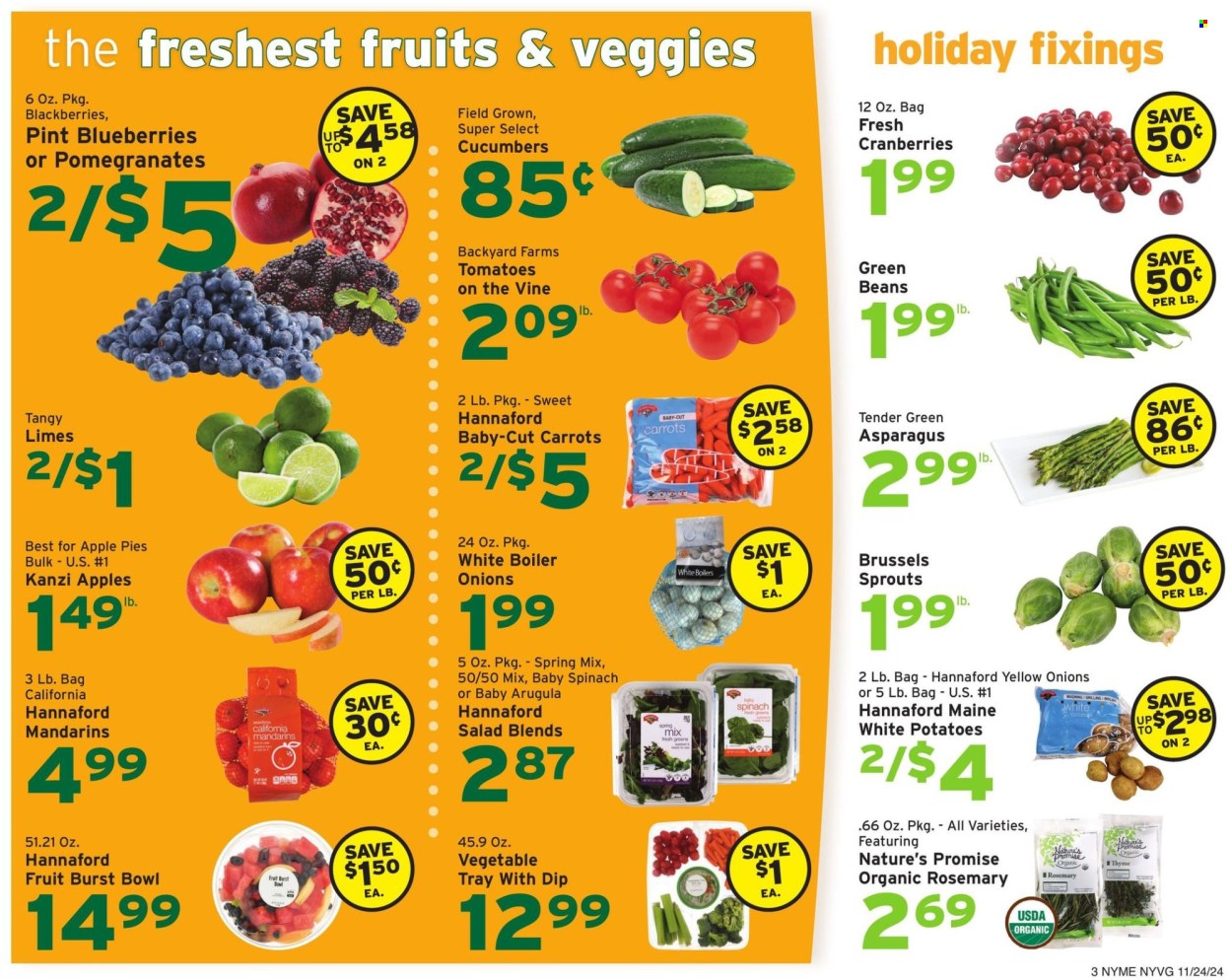 Hannaford ad - 11/24/2024 - 11/30/2024. Page 5