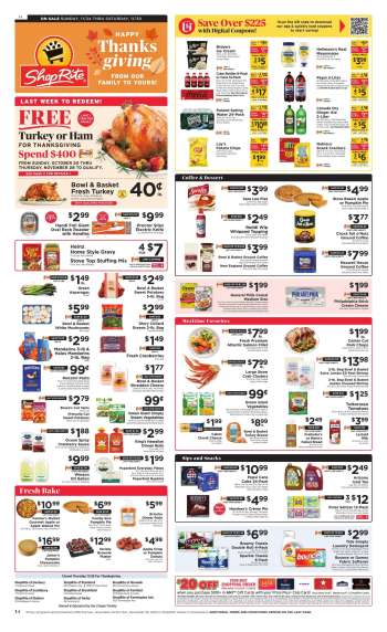 ShopRite Flyer - 11/24/2024 - 11/30/2024.