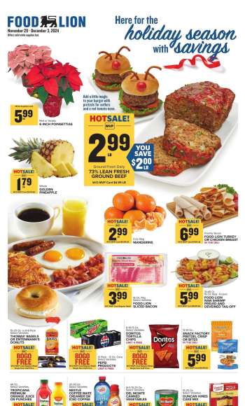 Food Lion Flyer - 11/29/2024 - 12/03/2024.