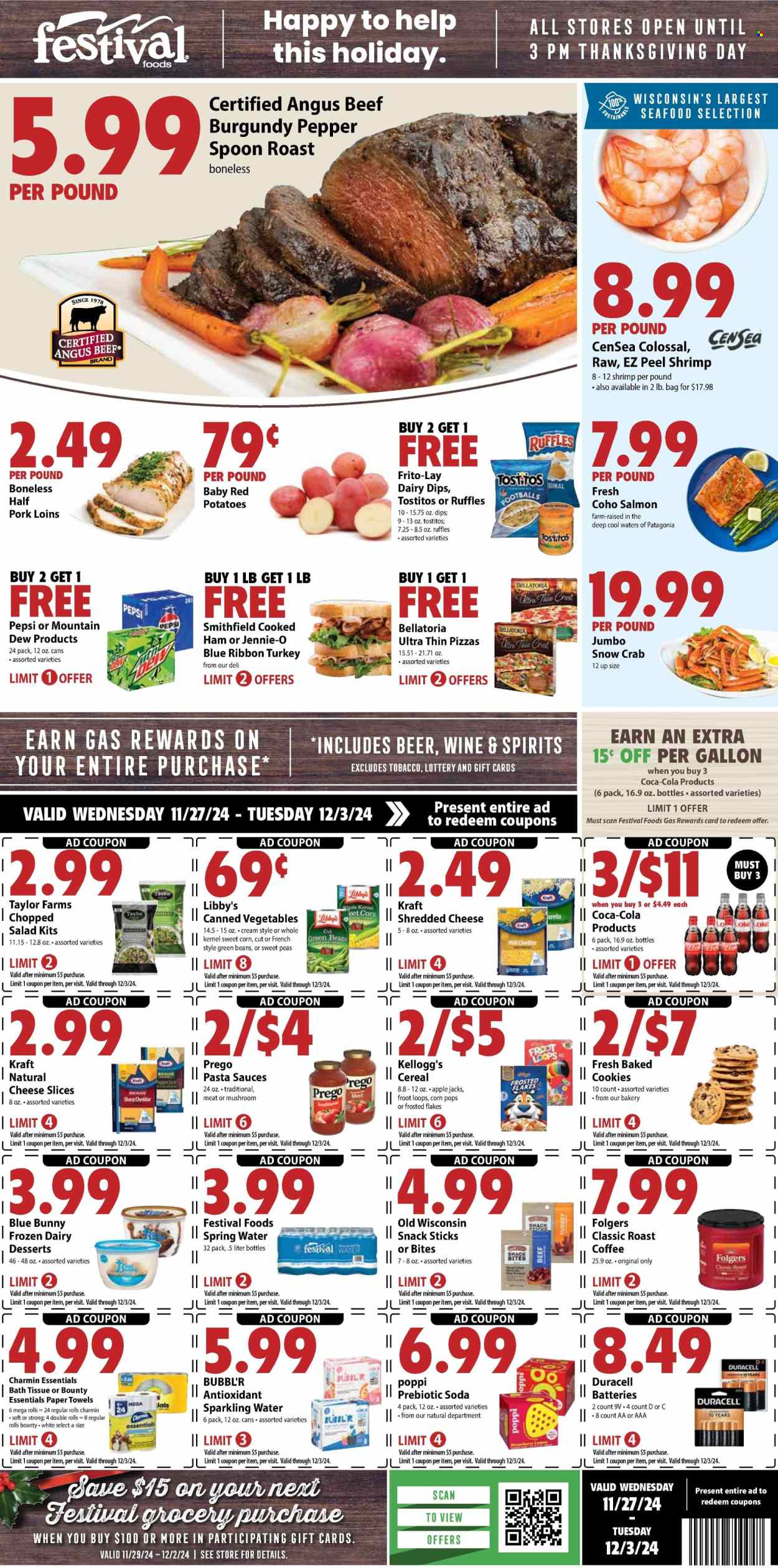 Festival Foods ad - 11/27/2024 - 12/03/2024. Page 1