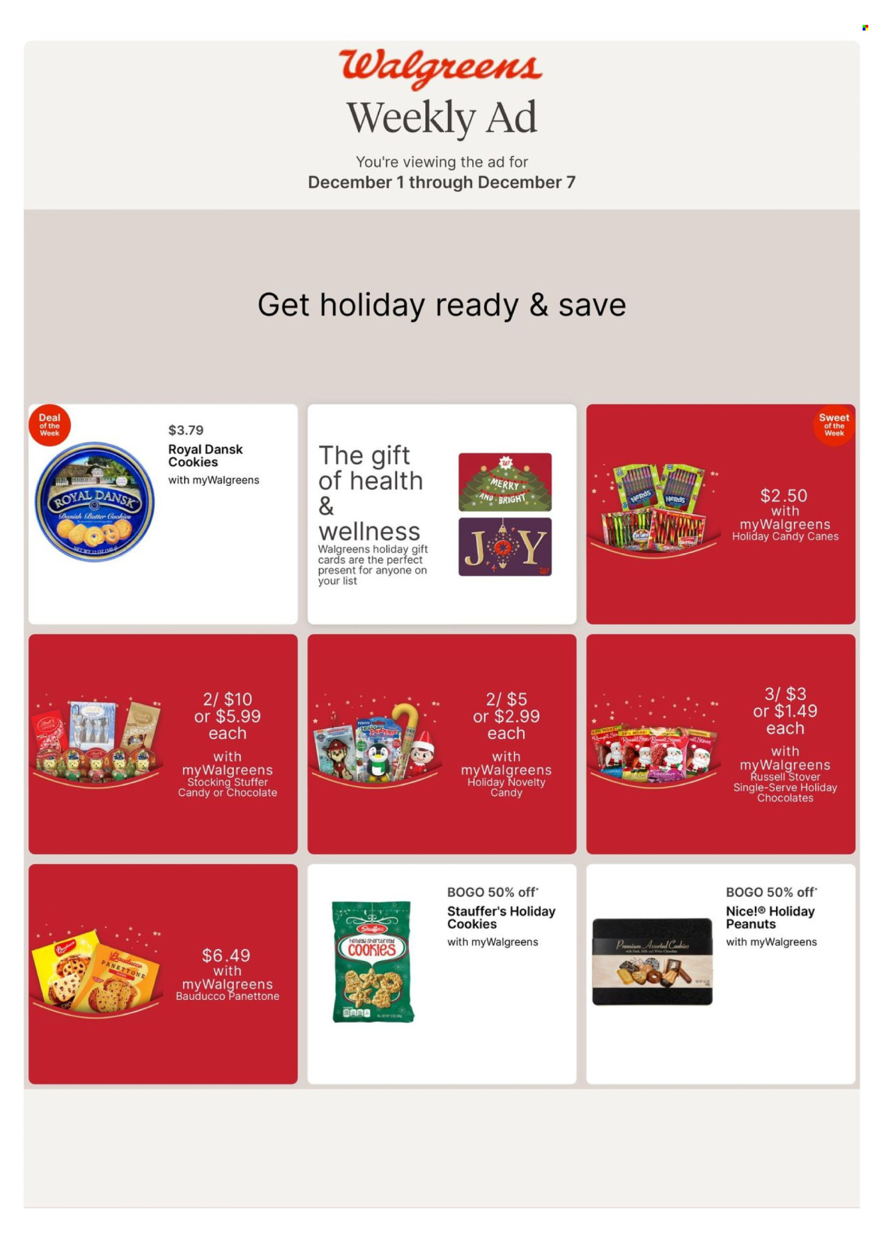 Walgreens ad - 12/01/2024 - 12/07/2024. Page 1