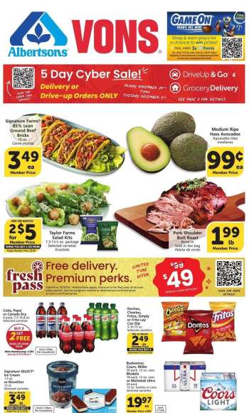 Vons Flyer - 11/29/2024 - 12/03/2024.