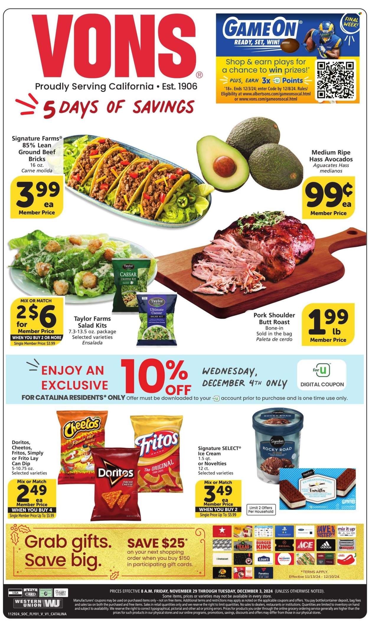 Vons ad - 11/29/2024 - 12/03/2024. Page 1