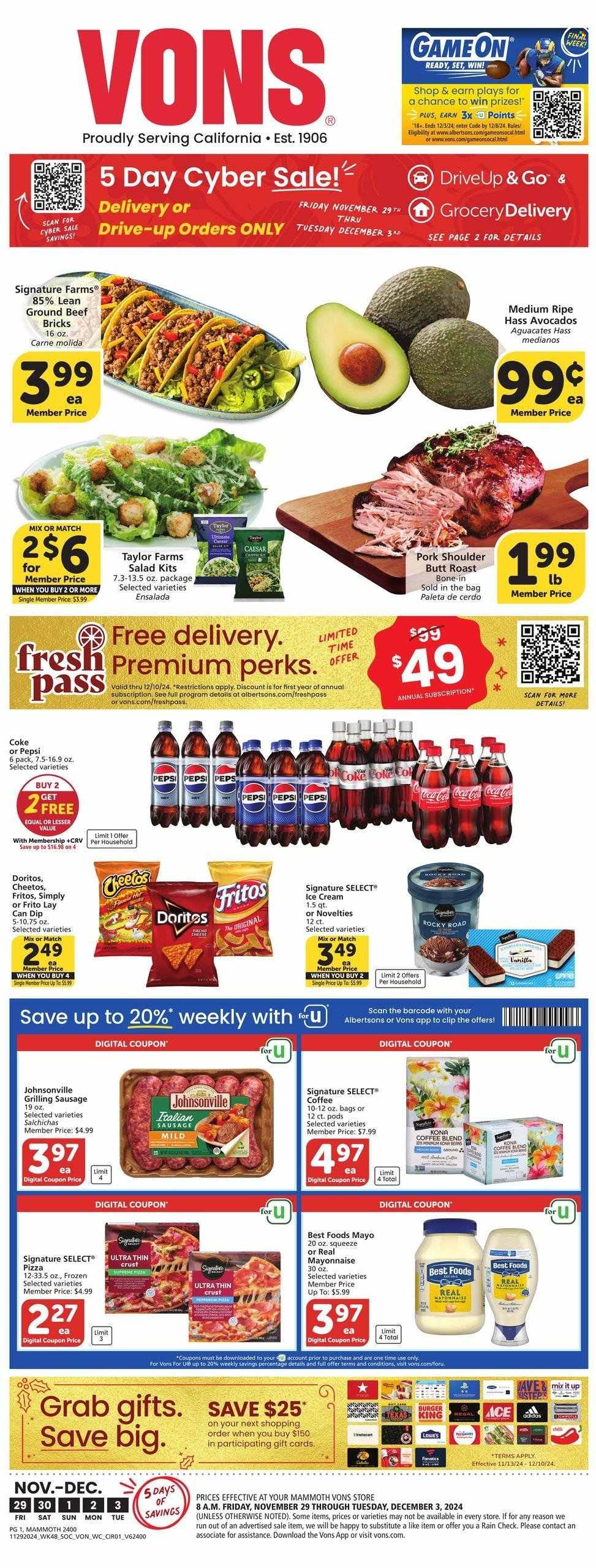 Vons ad - 11/29/2024 - 12/03/2024. Page 1