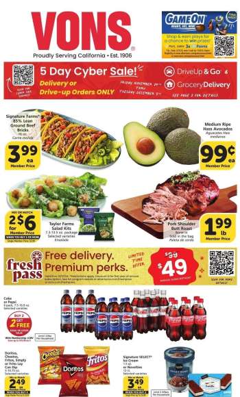 Vons Flyer - 11/29/2024 - 12/03/2024.