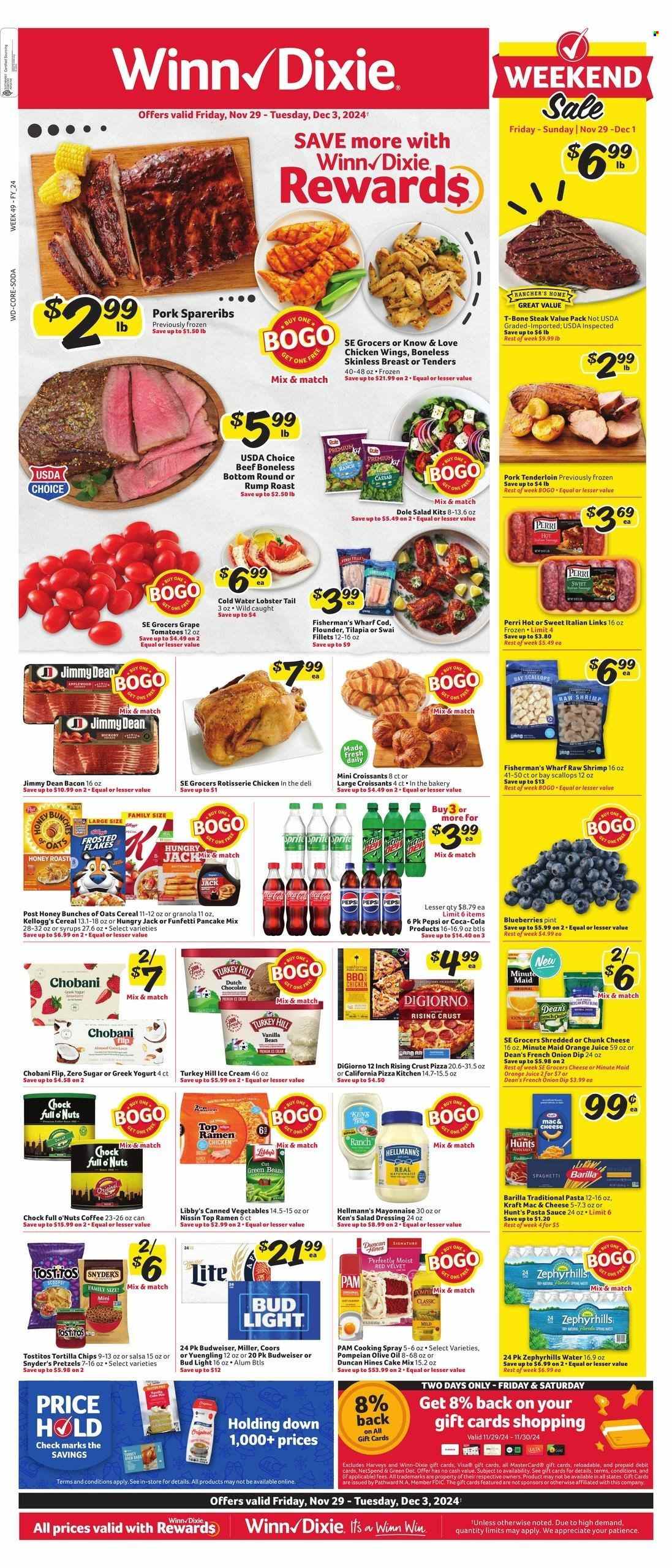 Winn Dixie ad - 11/29/2024 - 12/03/2024. Page 1