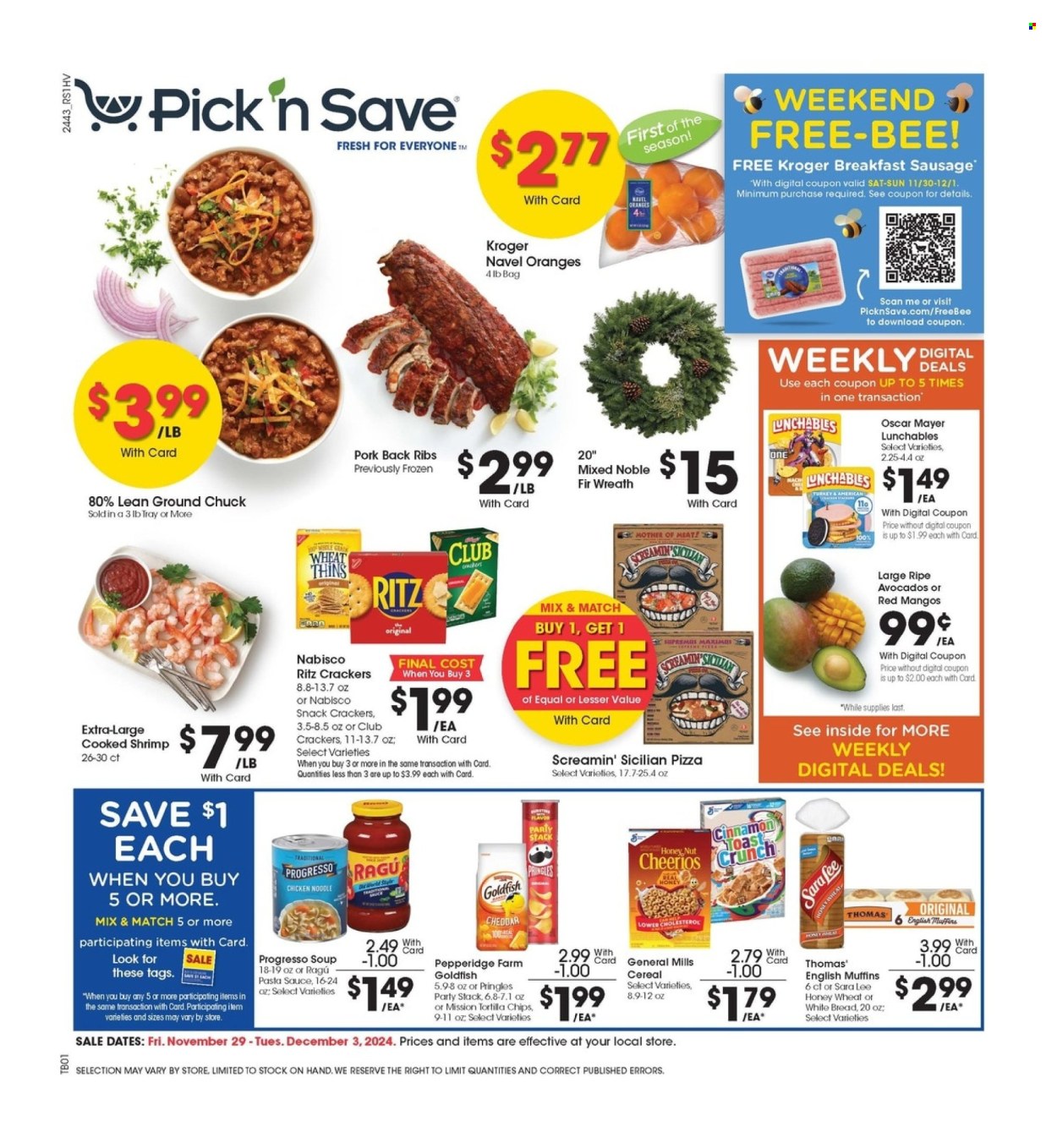 Pick ‘n Save ad - 11/29/2024 - 12/03/2024. Page 1