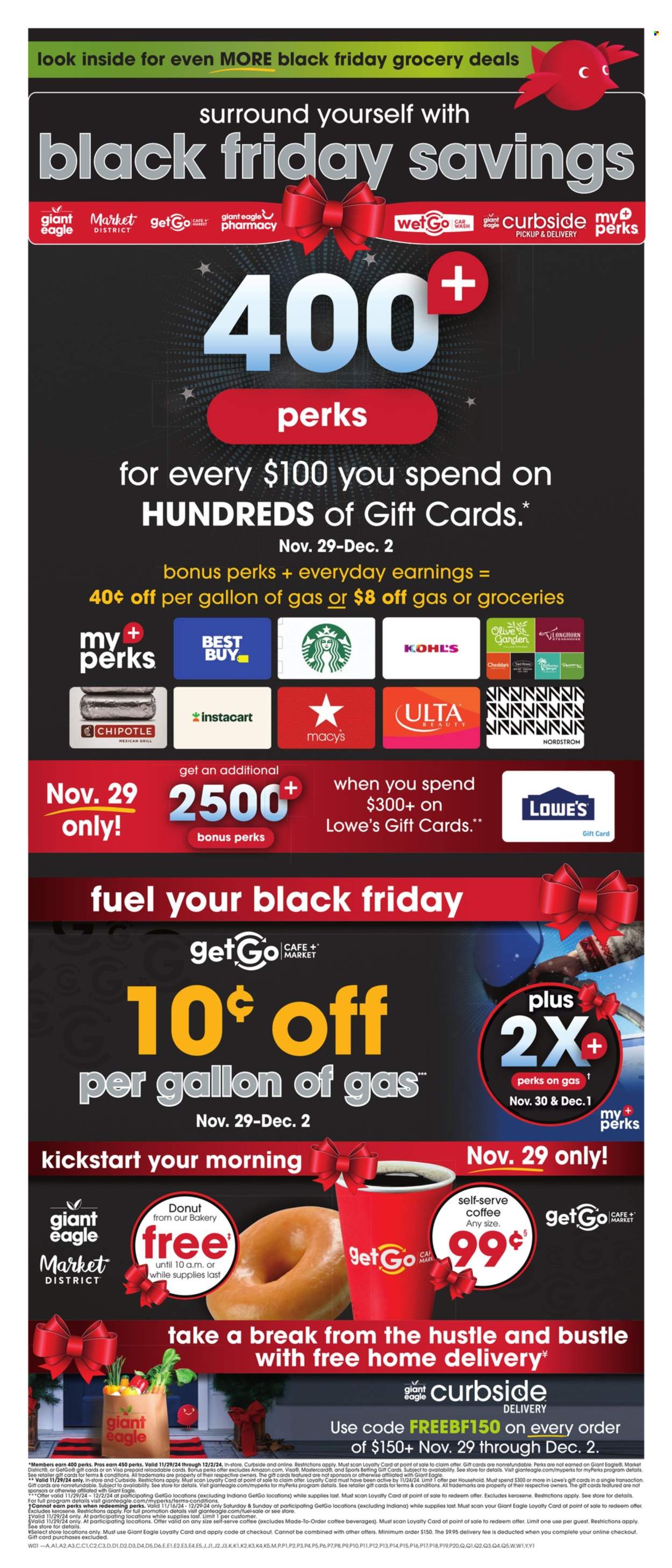 Giant Eagle ad - 11/29/2024 - 12/04/2024. Page 1