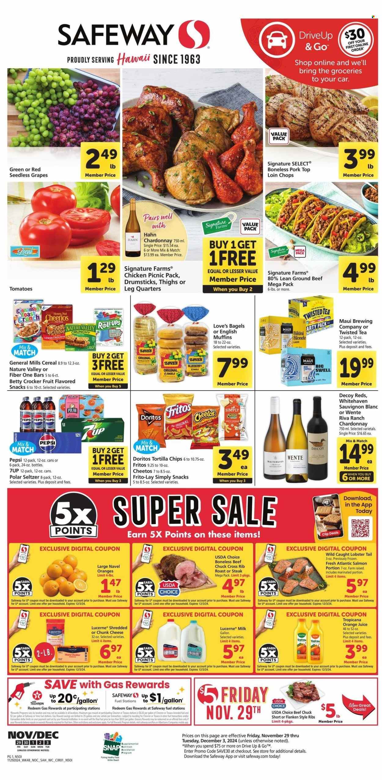 Safeway ad - 11/29/2024 - 12/03/2024. Page 1