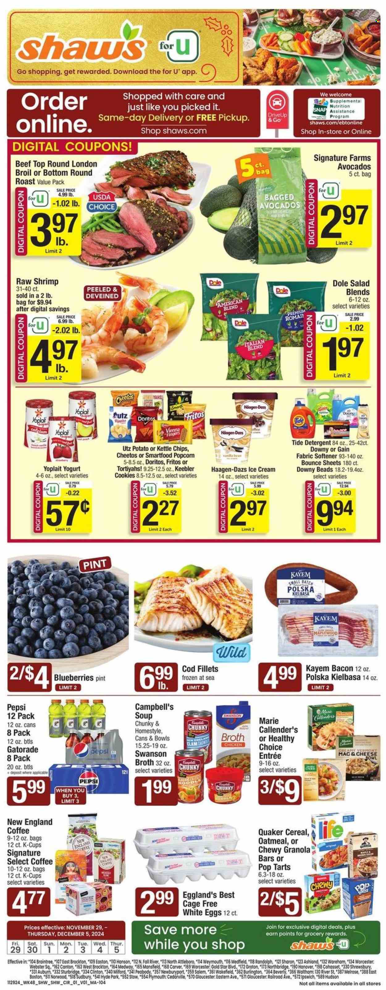 Shaw’s ad - 11/29/2024 - 12/05/2024. Page 1